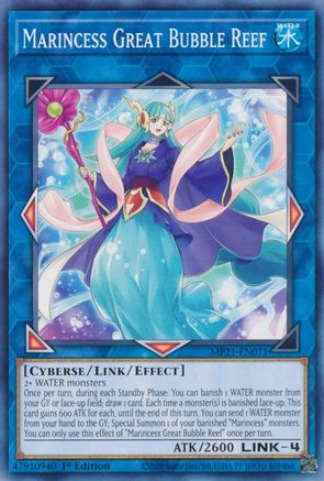 Marincess Great Bubble Reef (MP21-EN071) - 2021 Tin of Ancient Battles 1st Edition