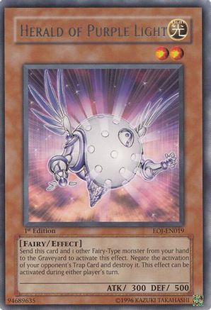 Herald of Purple Light (EOJ-EN019) - Enemy of Justice 1st Edition