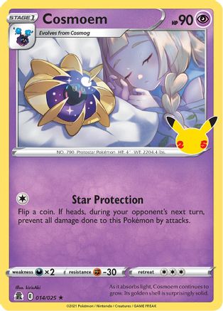 Cosmoem 014/025 - Holofoil Celebrations - Holo Rare