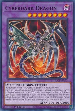 Cyberdark Dragon (SDCS-EN045) - Structure Deck: Cyber Strike 1st Edition