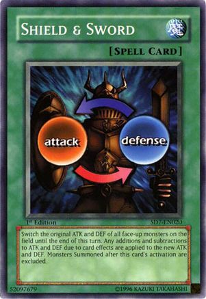 Shield & Sword (SD7-EN020) - Structure Deck: Invincible Fortress 1st Edition
