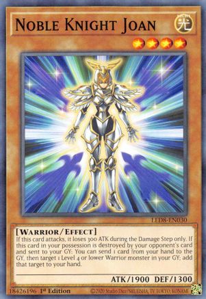 Noble Knight Joan (LED8-EN030) - Legendary Duelists: Synchro Storm 1st Edition