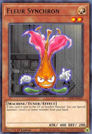 Fleur Synchron (LED8-EN031) - Legendary Duelists: Synchro Storm 1st Edition