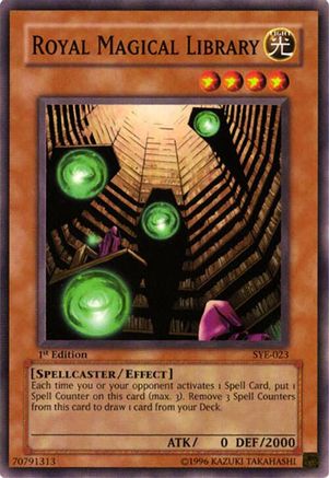 Royal Magical Library (SYE-023) - Starter Deck: Yugi Evolution 1st Edition