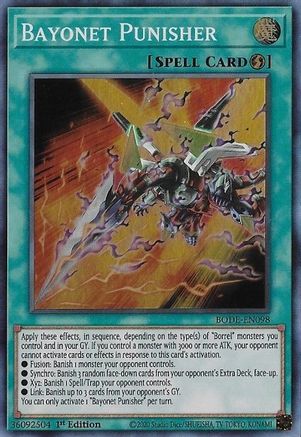 Bayonet Punisher (BODE-EN098) - Burst of Destiny 1st Edition