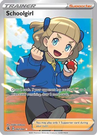 Schoolgirl (Full Art) 262/264 - Holofoil SWSH08 Fusion Strike - Ultra Rare
