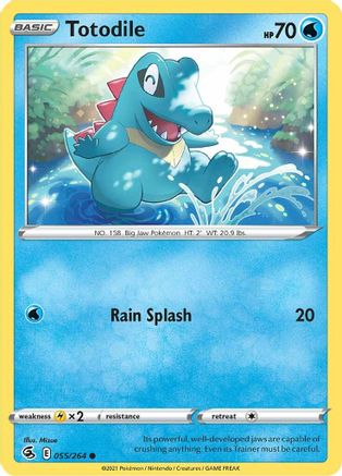Totodile 055/264 SWSH08 Fusion Strike - Common