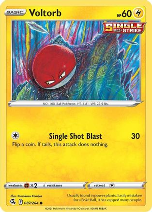 Voltorb 087/264 SWSH08 Fusion Strike - Common