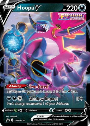 Hoopa V SWSH176 - Holofoil SWSH Sword & Shield Promo Cards - Promo
