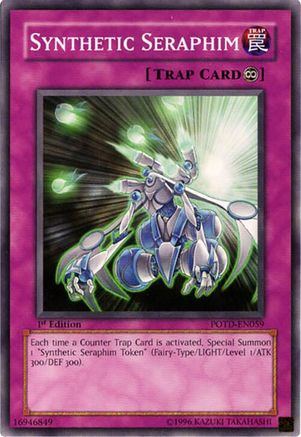 Synthetic Seraphim (POTD-EN059) - Power of the Duelist 1st Edition