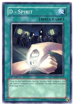 D - Spirit (DP05-EN017) - Duelist Pack 5: Aster Phoenix Unlimited