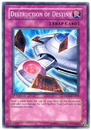 Destruction of Destiny (DP05-EN023) - Duelist Pack 5: Aster Phoenix 1st Edition