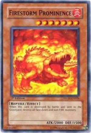 Firestorm Prominence (STON-EN026) - Strike of Neos 1st Edition