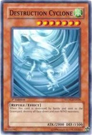 Destruction Cyclone (STON-EN028) - Strike of Neos 1st Edition