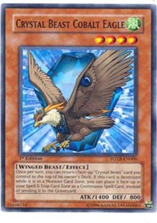 Crystal Beast Cobalt Eagle (FOTB-EN006) - Force of the Breaker Unlimited