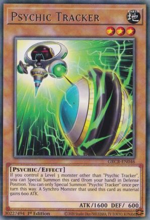 Psychic Tracker (GRCR-EN046) - The Grand Creators 1st Edition