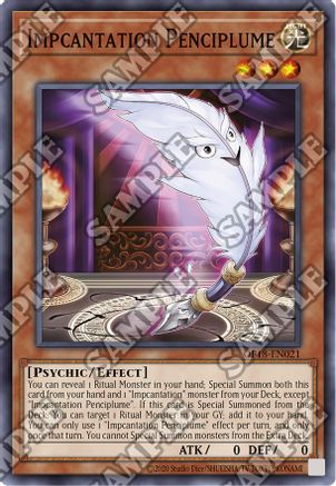 Impcantation Penciplume (OP18-EN021) - OTS Tournament Pack 18 Unlimited