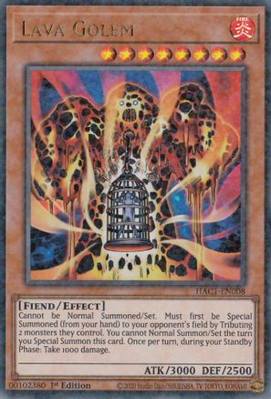 Lava Golem (Duel Terminal) (HAC1-EN008) - Hidden Arsenal: Chapter 1 1st Edition