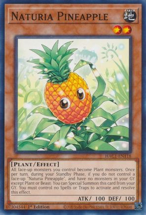 Naturia Pineapple (HAC1-EN118) - Hidden Arsenal: Chapter 1 1st Edition