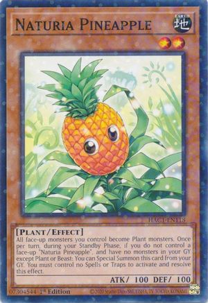 Naturia Pineapple (Duel Terminal) (HAC1-EN118) - Hidden Arsenal: Chapter 1 1st Edition