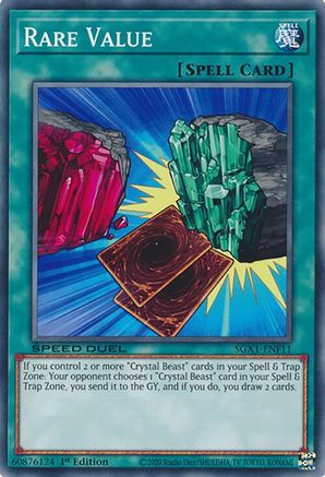 Rare Value (SGX1-ENF11) - Speed Duel GX: Duel Academy Box 1st Edition