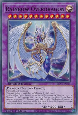 Rainbow Overdragon (SGX1-ENF21) - Speed Duel GX: Duel Academy Box 1st Edition
