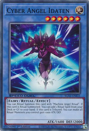 Cyber Angel Idaten (SGX1-ENE11) - Speed Duel GX: Duel Academy Box 1st Edition