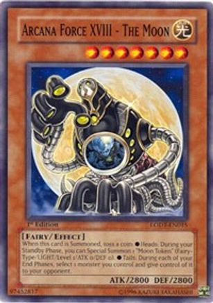 Arcana Force XVIII - The Moon (LODT-EN015) - Light of Destruction 1st Edition