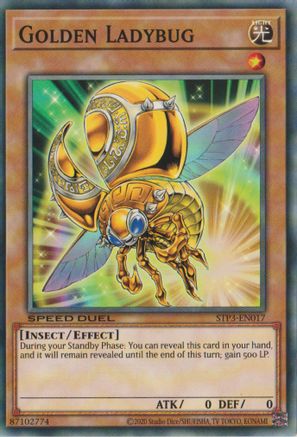 Golden Ladybug (STP3-EN017) - Speed Duel: Tournament Pack 3 Unlimited