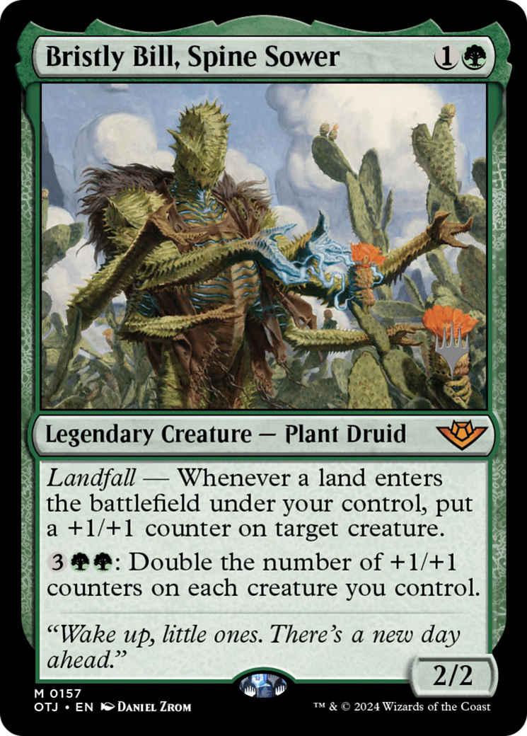 Bristly Bill, Spine Sower (PPOTJ-157P) - Outlaws of Thunder Junction Promos