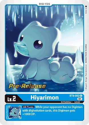 Hiyarimon (BT8-002) - New Awakening Pre-Release Cards Foil