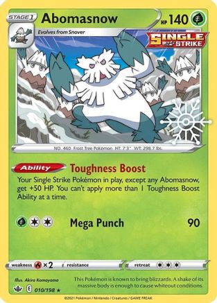 Abomasnow 010/198 - Holofoil Miscellaneous Cards & Products - Promo