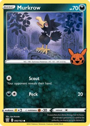 Murkrow 093/163 Trick or Trade BOOster Bundle - Promo