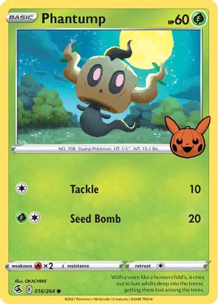 Phantump 016/264 Trick or Trade BOOster Bundle - Promo