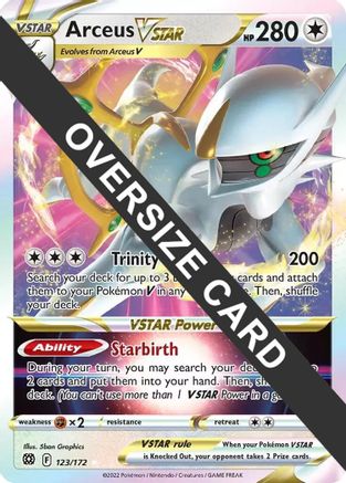 Arceus VSTAR 123/172 - Holofoil Jumbo Cards - Promo