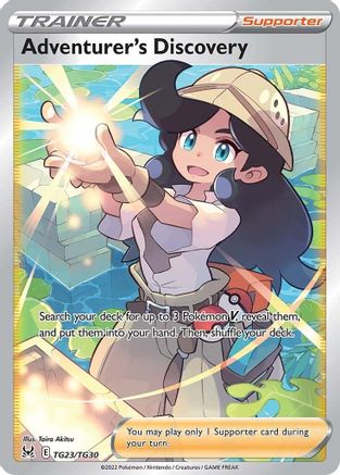 Adventurer's Discovery TG23/TG30 - Holofoil SWSH11 Lost Origin Trainer Gallery - Ultra Rare