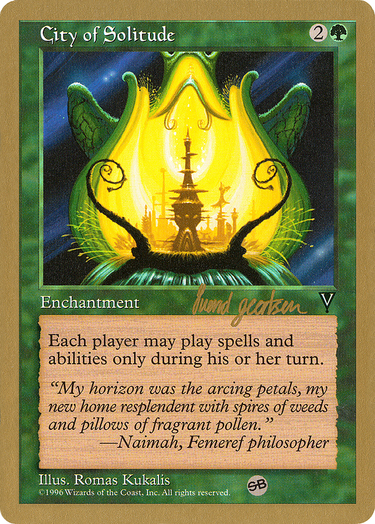 City of Solitude (WCD-SG102SB) - World Championship Decks 1997