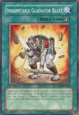 Indomitable Gladiator Beast (CRMS-EN056) - Crimson Crisis Unlimited