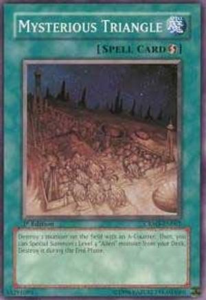 Mysterious Triangle (CRMS-EN062) - Crimson Crisis 1st Edition