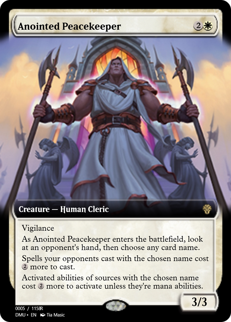Anointed Peacekeeper (PRM-103390) - Magic Online Promos Foil
