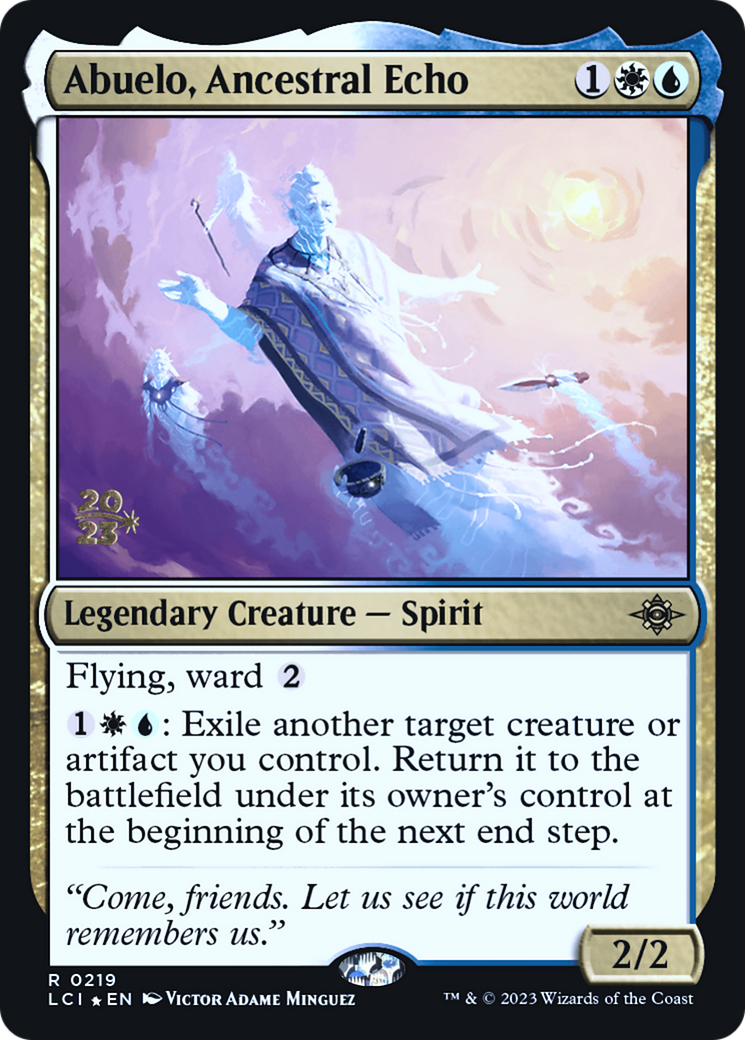 Abuelo, Ancestral Echo (PRE-219S) - The Lost Caverns of Ixalan Promos Foil