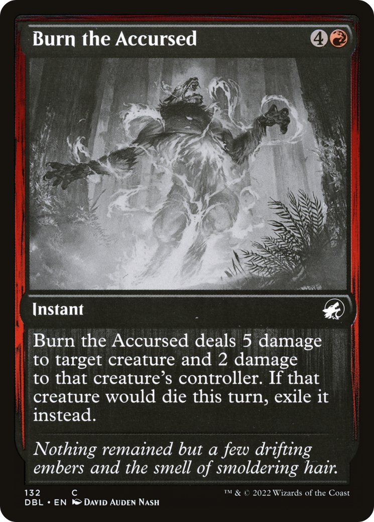 Burn the Accursed (DBL-132) - Innistrad: Double Feature Foil