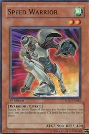 Speed Warrior (5DS1-EN012) - 5D's 2008 Starter Deck 1st Edition