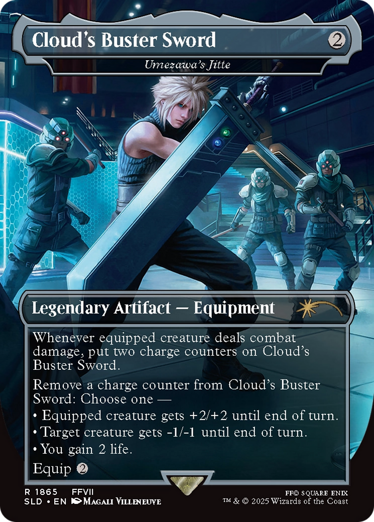 Cloud's Buster Sword - Umezawa's Jitte (SLD-1865) - Secret Lair Drop Series