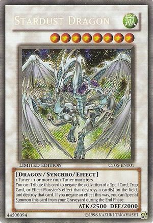 Stardust Dragon (CT05-EN001) - 2008 Collectors Tin Limited