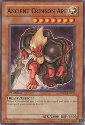 Ancient Crimson Ape (ANPR-EN038) - Ancient Prophecy 1st Edition