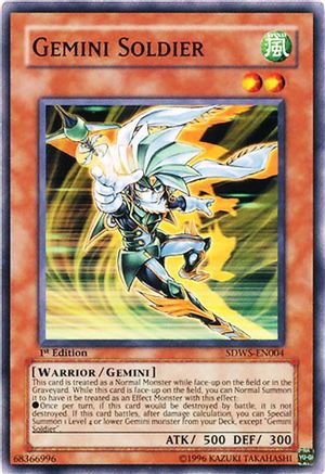 Gemini Soldier (SDWS-EN004) - Structure Deck: Warriors' Strike 1st Edition
