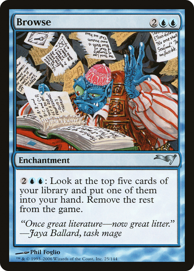 Browse (CTD-025) - Coldsnap Theme Decks