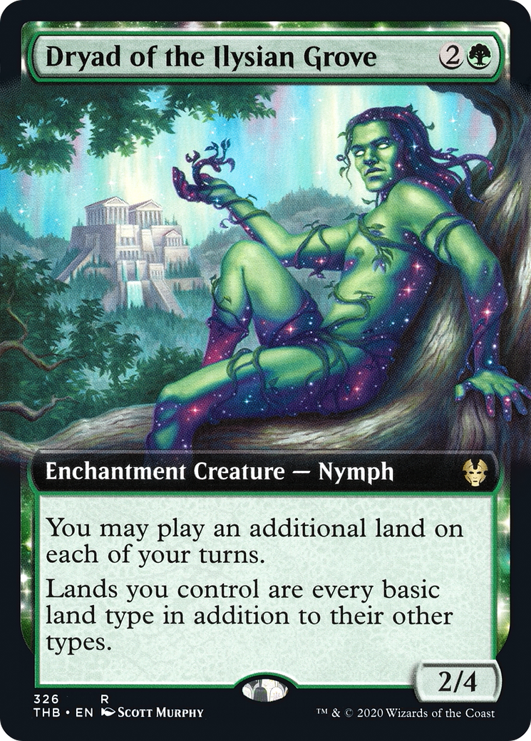 Dryad of the Ilysian Grove (THB-326) - Theros Beyond Death: (Extended Art, enchantment)
