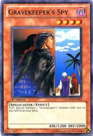 Gravekeeper's Spy (SDMA-EN007) - Structure Deck: Marik 1st Edition